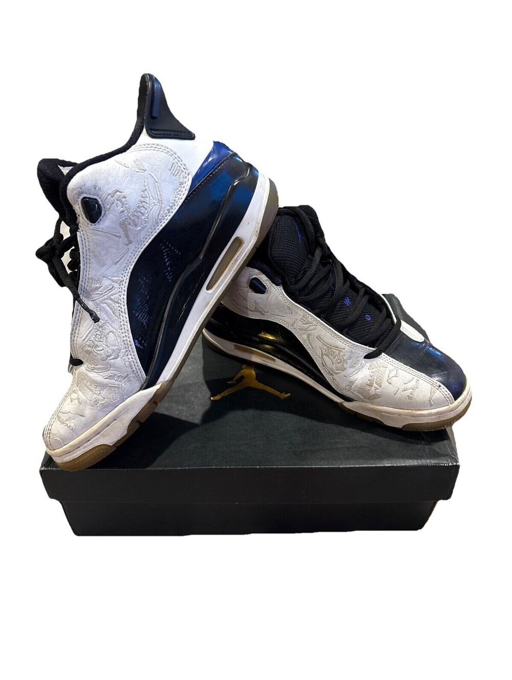 Nike Air Jordan Dub Zero Concord Sneakers Size 8 311046-106 W Box